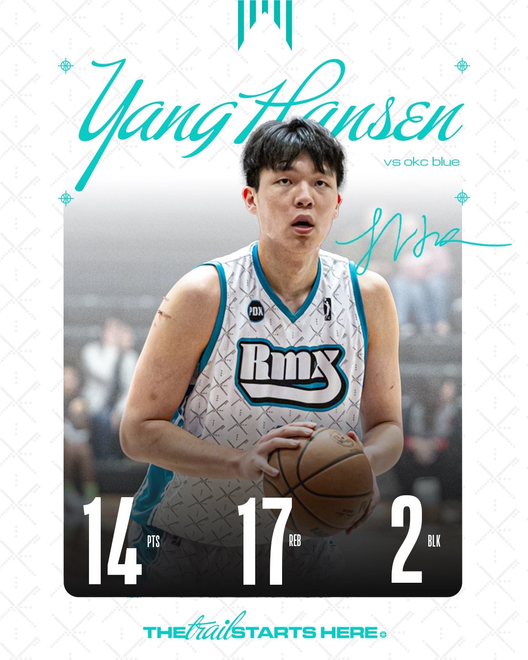 6686体育网址-😋连场创新高!杨瀚森独揽14分17板2助2帽 内线统治力十足!